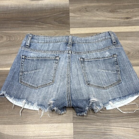 🏁 Aritzia Talula Denim Blue Women's Shorts size 25 - Picture 6 of 7